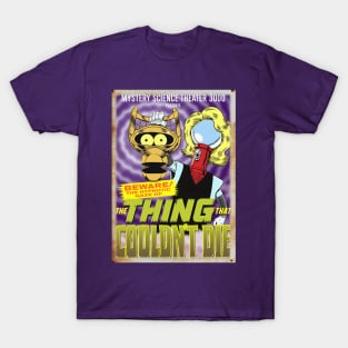 Mystery Science Rusty Barn Sign - The Thing That Couldn't Die T-Shirt